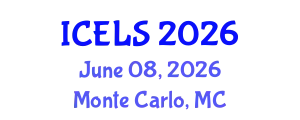 International Conference on Education and Learning Sciences (ICELS) June 08, 2026 - Monte Carlo, Monaco