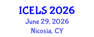 International Conference on Education and Learning Sciences (ICELS) June 29, 2026 - Nicosia, Cyprus