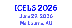 International Conference on Education and Learning Sciences (ICELS) June 29, 2026 - Melbourne, Australia