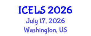 International Conference on Education and Learning Sciences (ICELS) July 17, 2026 - Washington, United States