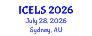 International Conference on Education and Learning Sciences (ICELS) July 28, 2026 - Sydney, Australia