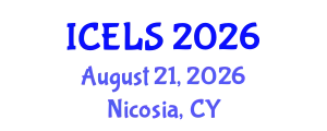 International Conference on Education and Learning Sciences (ICELS) August 21, 2026 - Nicosia, Cyprus