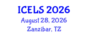 International Conference on Education and Learning Sciences (ICELS) August 28, 2026 - Zanzibar, Tanzania