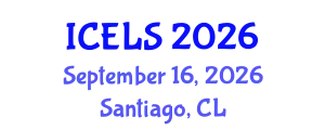 International Conference on Education and Learning Sciences (ICELS) September 16, 2026 - Santiago, Chile