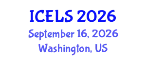 International Conference on Education and Learning Sciences (ICELS) September 16, 2026 - Washington, United States