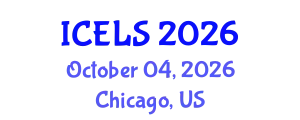 International Conference on Education and Learning Sciences (ICELS) October 04, 2026 - Chicago, United States