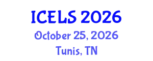 International Conference on Education and Learning Sciences (ICELS) October 25, 2026 - Tunis, Tunisia
