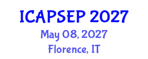 International Conference on Advanced Pedagogical Sciences and Educational Policies (ICAPSEP) May 08, 2027 - Florence, Italy