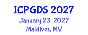 International Conference on Power Generation and Distribution Systems (ICPGDS) January 23, 2027 - Maldives, Maldives