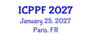 International Conference on Plant Protection and Fertilisers (ICPPF) January 25, 2027 - Paris, France