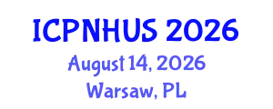 International Conference on Planning for Natural Hazards and Urban Strategies (ICPNHUS) August 14, 2026 - Warsaw, Poland