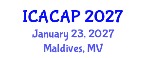International Conference on Applied Climatology and Air Pollution (ICACAP) January 23, 2027 - Maldives, Maldives