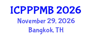 International Conference on Plant Pathology and Plant-Microbe Biology (ICPPPMB) November 29, 2026 - Bangkok, Thailand