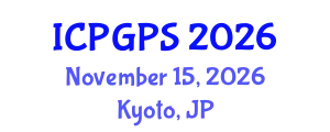 International Conference on Plant Genomics and Plant Sciences (ICPGPS) November 15, 2026 - Kyoto, Japan