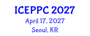 International Conference on Environmental Pollution and Pollution Control (ICEPPC) April 17, 2027 - Seoul, Republic of Korea