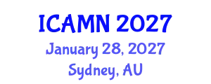 International Conference on Advanced Materials and Nanomaterials (ICAMN) January 28, 2027 - Sydney, Australia