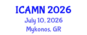 International Conference on Advanced Materials and Nanomaterials (ICAMN) July 10, 2026 - Mykonos, Greece