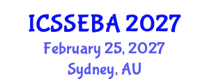 International Conference on Social Sciences, Economics, and Business Administration (ICSSEBA) February 25, 2027 - Sydney, Australia