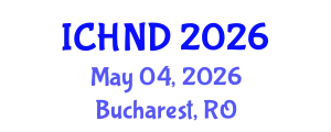 International Conference on Human Nutrition and Dietetics (ICHND) May 04, 2026 - Bucharest, Romania