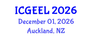 International Conference on General Education and Enhancing Learning (ICGEEL) December 01, 2026 - Auckland, New Zealand