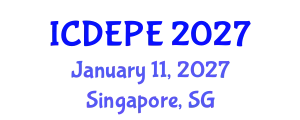 International Conference on Distance Education and Primary Education (ICDEPE) January 11, 2027 - Singapore, Singapore