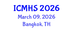 International Conference on Medicine and Health Sciences (ICMHS) March 09, 2026 - Bangkok, Thailand