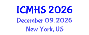 International Conference on Medicine and Health Sciences (ICMHS) December 09, 2026 - New York, United States