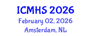 International Conference on Medicine and Health Sciences (ICMHS) February 02, 2026 - Amsterdam, Netherlands