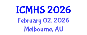 International Conference on Medicine and Health Sciences (ICMHS) February 02, 2026 - Melbourne, Australia