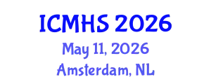International Conference on Medicine and Health Sciences (ICMHS) May 11, 2026 - Amsterdam, Netherlands