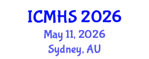 International Conference on Medicine and Health Sciences (ICMHS) May 11, 2026 - Sydney, Australia