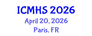 International Conference on Medicine and Health Sciences (ICMHS) April 20, 2026 - Paris, France