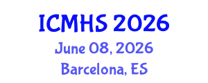 International Conference on Medicine and Health Sciences (ICMHS) June 08, 2026 - Barcelona, Spain