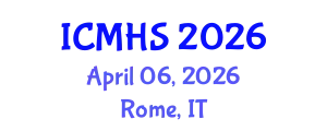 International Conference on Medicine and Health Sciences (ICMHS) April 06, 2026 - Rome, Italy