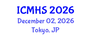 International Conference on Medicine and Health Sciences (ICMHS) December 02, 2026 - Tokyo, Japan