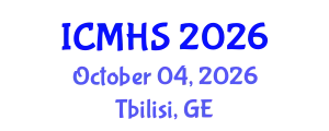 International Conference on Medicine and Health Sciences (ICMHS) October 04, 2026 - Tbilisi, Georgia