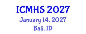 International Conference on Medicine and Health Sciences (ICMHS) January 14, 2027 - Bali, Indonesia