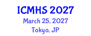 International Conference on Medicine and Health Sciences (ICMHS) March 25, 2027 - Tokyo, Japan