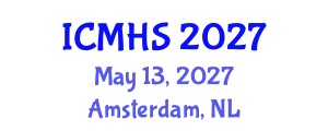 International Conference on Medicine and Health Sciences (ICMHS) May 13, 2027 - Amsterdam, Netherlands