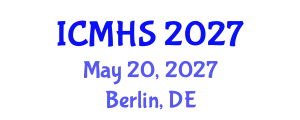 International Conference on Medicine and Health Sciences (ICMHS) May 20, 2027 - Berlin, Germany