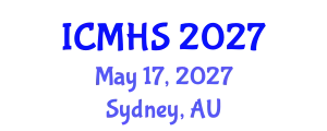International Conference on Medicine and Health Sciences (ICMHS) May 17, 2027 - Sydney, Australia
