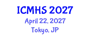 International Conference on Medicine and Health Sciences (ICMHS) April 22, 2027 - Tokyo, Japan
