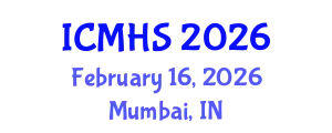 International Conference on Medicine and Health Sciences (ICMHS) February 16, 2026 - Mumbai, India