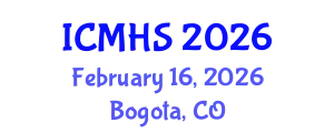 International Conference on Medicine and Health Sciences (ICMHS) February 16, 2026 - Bogota, Colombia