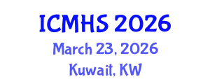 International Conference on Medicine and Health Sciences (ICMHS) March 23, 2026 - Kuwait, Kuwait