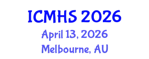 International Conference on Medicine and Health Sciences (ICMHS) April 13, 2026 - Melbourne, Australia