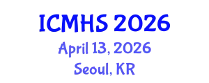 International Conference on Medicine and Health Sciences (ICMHS) April 13, 2026 - Seoul, Republic of Korea