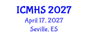 International Conference on Medicine and Health Sciences (ICMHS) April 17, 2027 - Seville, Spain
