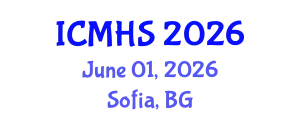 International Conference on Medicine and Health Sciences (ICMHS) June 01, 2026 - Sofia, Bulgaria