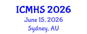 International Conference on Medicine and Health Sciences (ICMHS) June 15, 2026 - Sydney, Australia